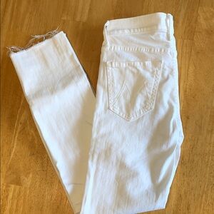 Mother Denim The Rascal Ankle Snippet Jeans Stayin’ Alive Size 24